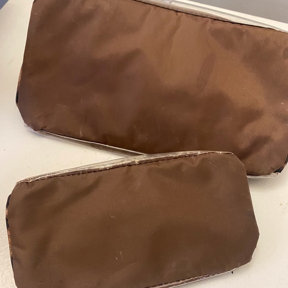 Leopard 2 pieces organizer pouch make up bag toiletries travel organizer - Picture 5 of 5